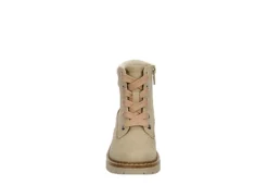 Cupcake Couture Girls Infant Lil Lexi Lace-up Boot - Beige 9 Cupcake Couture Girls Infant Lil Lexi Lace-up Boot - Beige -Fami Shoes Sales US 01 702522 02