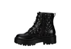 Madden Girl Girls Jrozzie Combat Boot - Black 10 Madden Girl Girls Jrozzie Combat Boot - Black -Fami Shoes Sales US 01 702524 03