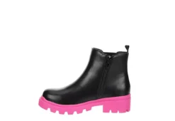 Madden Girl Girls Jjojo Chelsea Boot - Black -Fami Shoes Sales US 01 702525 03