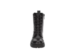 Cupcake Couture Girls Roxanne Combat Boot - Black -Fami Shoes Sales US 01 702564 02