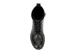 Cupcake Couture Girls Roxanne Combat Boot - Black -Fami Shoes Sales US 01 702564 05
