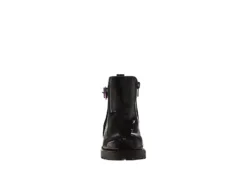 Badgley Mischka Girls Infant Prissy Chelsea Boot - Black -Fami Shoes Sales US 01 702567 02