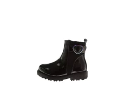 Badgley Mischka Girls Infant Prissy Chelsea Boot - Black -Fami Shoes Sales US 01 702567 03