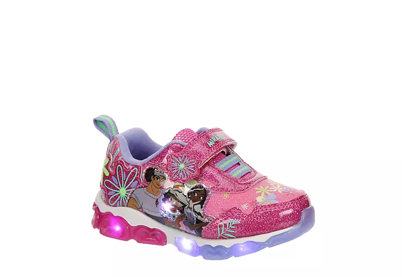 Disney Girls Infant Encanto Light Up Sneaker - Pink 1 Disney Girls Infant Encanto Light Up Sneaker - Pink