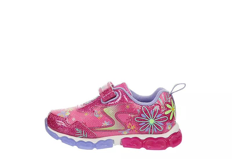 Disney Girls Infant Encanto Light Up Sneaker - Pink 4 Disney Girls Infant Encanto Light Up Sneaker - Pink - Image 4