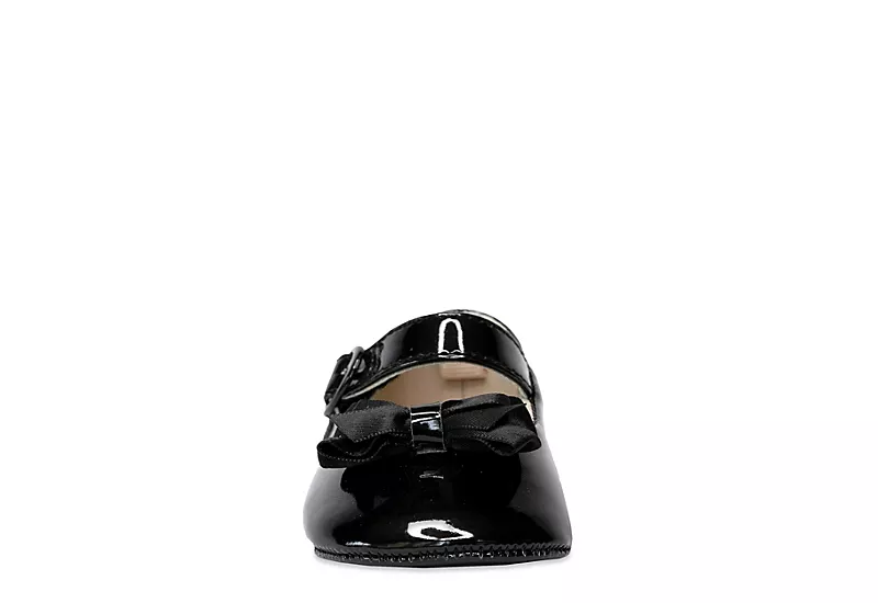 Baby Deer Girls Infant Mckenna Dress Flat - Black 3 Baby Deer Girls Infant Mckenna Dress Flat - Black - Image 3