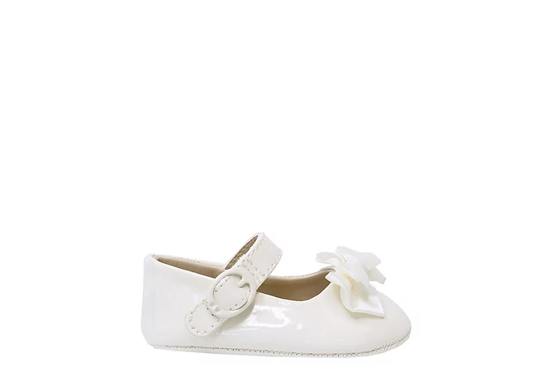 Baby Deer Girls Infant Mckenna Dress Flat - White 2 Baby Deer Girls Infant Mckenna Dress Flat - White - Image 2