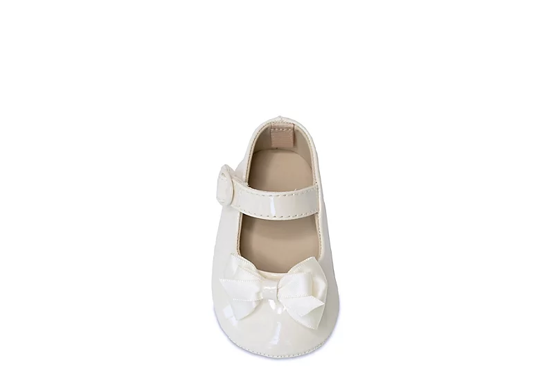 Baby Deer Girls Infant Mckenna Dress Flat - White 5 Baby Deer Girls Infant Mckenna Dress Flat - White - Image 5
