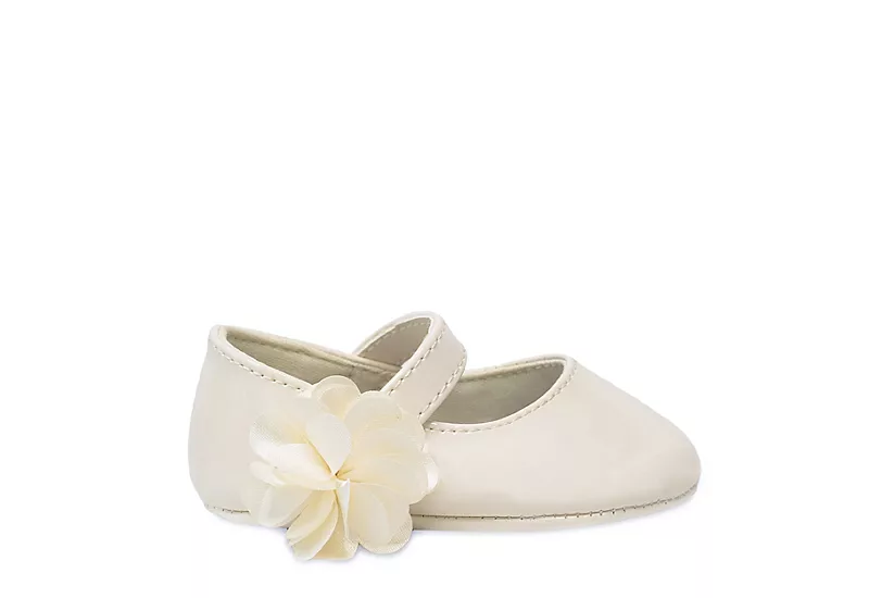 Baby Deer Girls Infant Linley Dress Flat - Ivory 1 Baby Deer Girls Infant Linley Dress Flat - Ivory