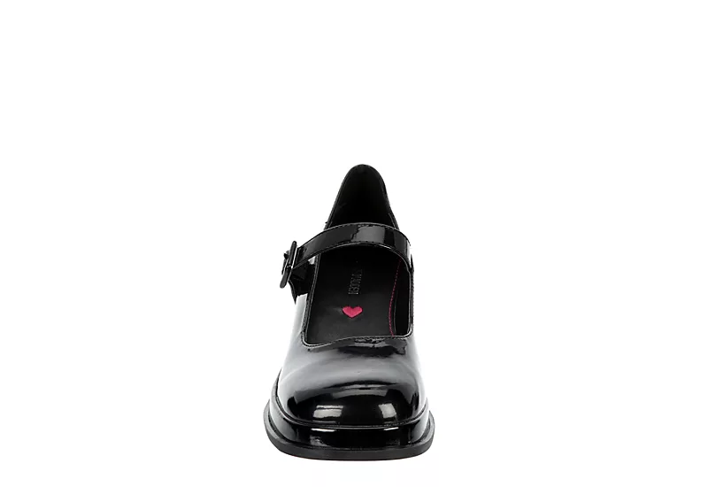 Steve Madden Girls Jkitty Mary Jane Dress Shoe - Black 3 Steve Madden Girls Jkitty Mary Jane Dress Shoe - Black - Image 3