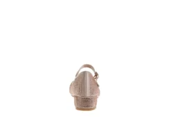 Badgley Mischka Girls Glitterful Dress Shoe - Rose Gold -Fami Shoes Sales US 01 702611 04