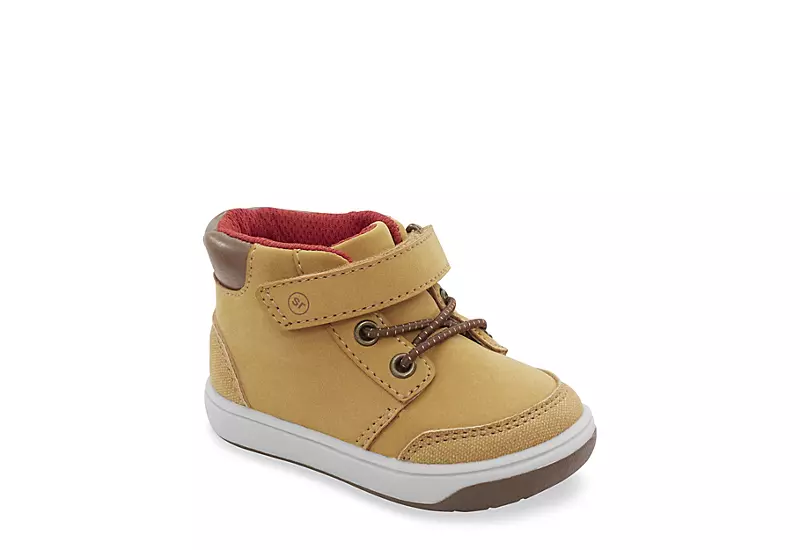 Stride Rite Boys Infant Crib Indiana Boot - Tan 1 Stride Rite Boys Infant Crib Indiana Boot - Tan