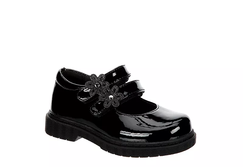 Rachel Shoes Girls Infant Lil Rue Dress Shoe - Black 1 Rachel Shoes Girls Infant Lil Rue Dress Shoe - Black