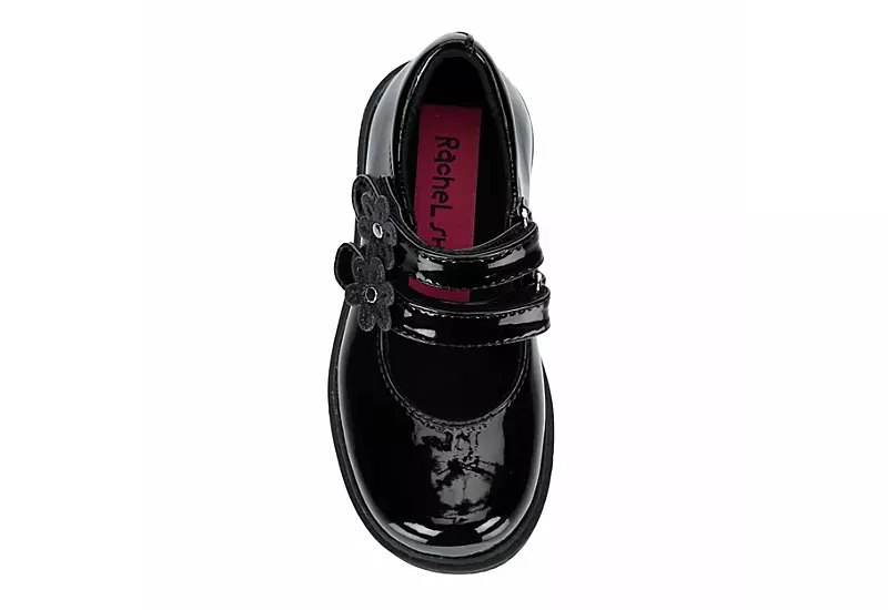 Rachel Shoes Girls Infant Lil Rue Dress Shoe - Black 6 Rachel Shoes Girls Infant Lil Rue Dress Shoe - Black - Image 6