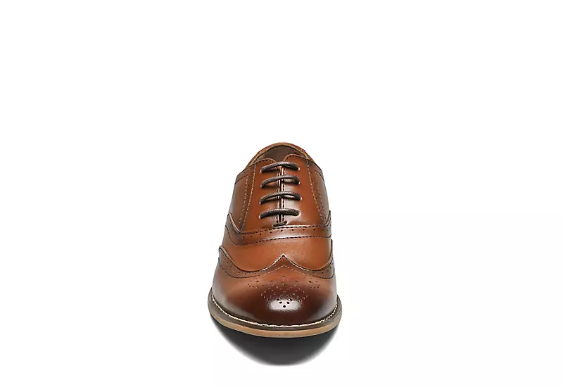 Stacy Adams Boys Dunbar Oxford - Cognac 3 Stacy Adams Boys Dunbar Oxford - Cognac - Image 3