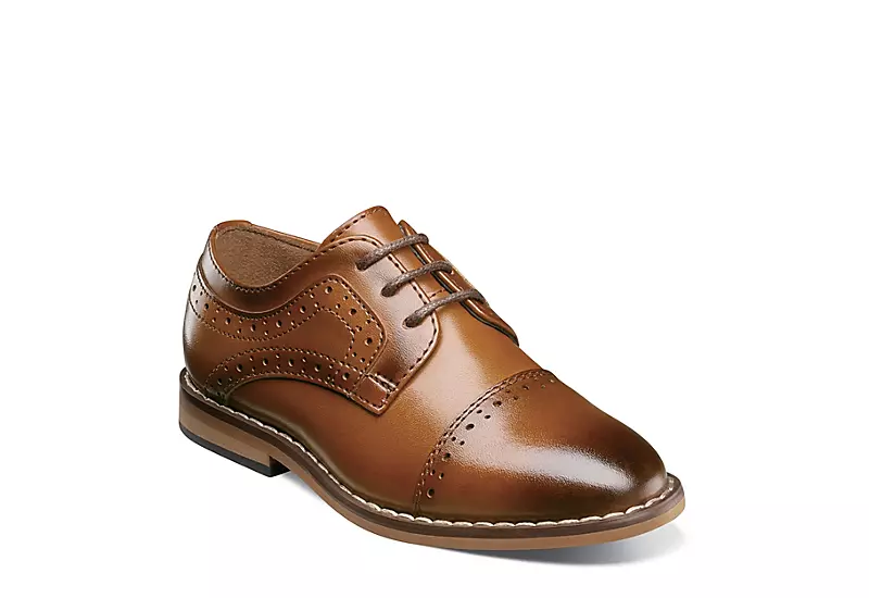 Stacy Adams Boys Infant Dickinson Oxford - Cognac 1 Stacy Adams Boys Infant Dickinson Oxford - Cognac