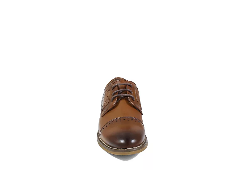 Stacy Adams Boys Infant Dickinson Oxford - Cognac 3 Stacy Adams Boys Infant Dickinson Oxford - Cognac - Image 3
