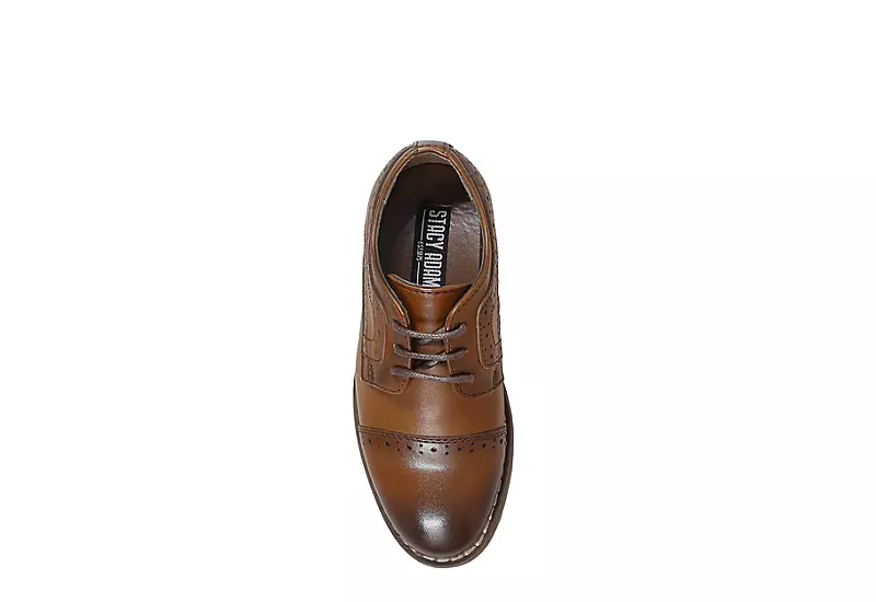 Stacy Adams Boys Infant Dickinson Oxford - Cognac 6 Stacy Adams Boys Infant Dickinson Oxford - Cognac - Image 6