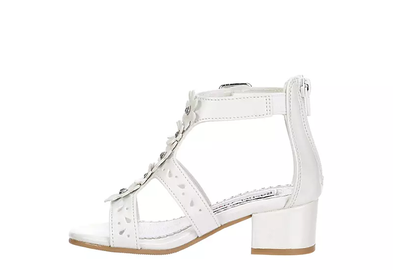 Rachel Shoes Girls Infant Lil Carlee Dress Heel - White 4 Rachel Shoes Girls Infant Lil Carlee Dress Heel - White - Image 4