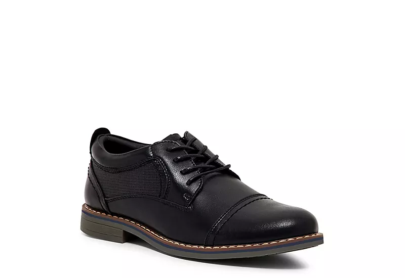 Steve Madden Boys Boliverr Dress Shoe - Black 1 Steve Madden Boys Boliverr Dress Shoe - Black