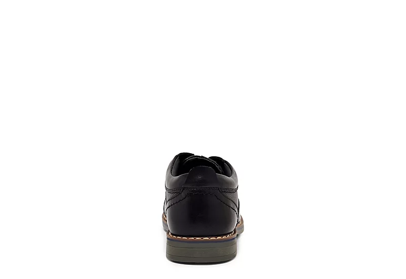 Steve Madden Boys Boliverr Dress Shoe - Black 4 Steve Madden Boys Boliverr Dress Shoe - Black - Image 4