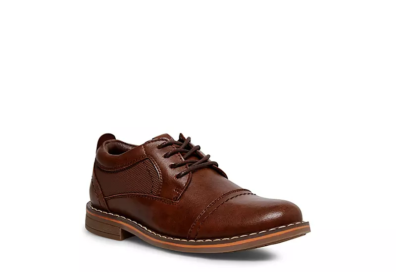 Steve Madden Boys Boliverr Dress Shoe - Cognac 1 Steve Madden Boys Boliverr Dress Shoe - Cognac
