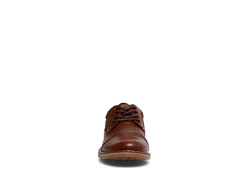 Steve Madden Boys Boliverr Dress Shoe - Cognac 3 Steve Madden Boys Boliverr Dress Shoe - Cognac - Image 3