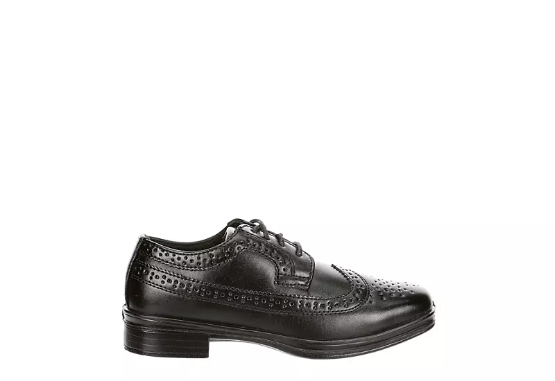 Deer Stags Boys Ace Wingtip Oxford - Black 2 Deer Stags Boys Ace Wingtip Oxford - Black - Image 2