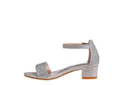 Badgley Mischka Girls O-bm80285ssilv Dress Sandal - Silver -Fami Shoes Sales US 01 702696 03