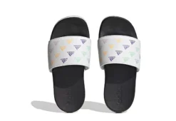 Adidas Girls Adilette Comfort Slide Sandal - Grey 10 Adidas Girls Adilette Comfort Slide Sandal - Grey -Fami Shoes Sales US 01 702718 03