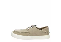 Sperry Boys Offshore Lace Sneaker - Khaki -Fami Shoes Sales US 01 702721 03
