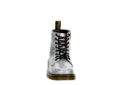 Dr. Martens Dr.martens Girls 1460 Combat Boot - Grey -Fami Shoes Sales US 01 702736 02