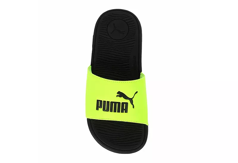 Puma Boys Cool Cat 2.0 Sport Slide Sandal - Lime 6 Puma Boys Cool Cat 2.0 Sport Slide Sandal - Lime - Image 6