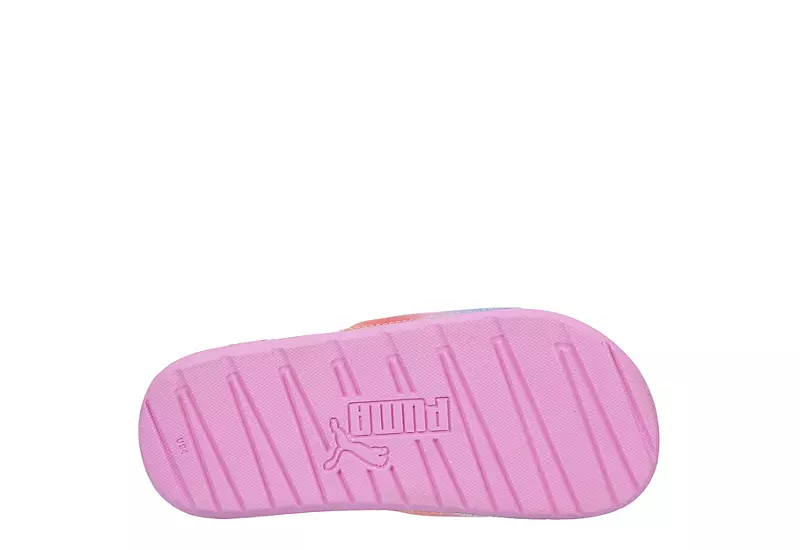 Puma Girls Cool Cat Slide Sandal - Pink 7 Puma Girls Cool Cat Slide Sandal - Pink - Image 7