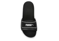 Puma Girls Karmen Slide Sandal - Black 12 Puma Girls Karmen Slide Sandal - Black -Fami Shoes Sales US 01 702763 05
