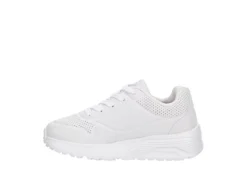 Skechers Girls Uno Lite Sneaker - White -Fami Shoes Sales US 01 702811 03