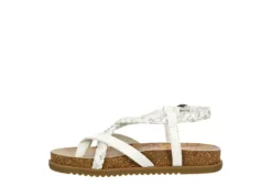 Blowfish Girls Foxtail-k Sandal - Off White -Fami Shoes Sales US 01 702823 03