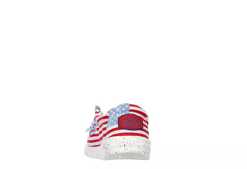 Heydude Boys Wally Youth Slip On Sneaker - Red 5 Heydude Boys Wally Youth Slip On Sneaker - Red - Image 5