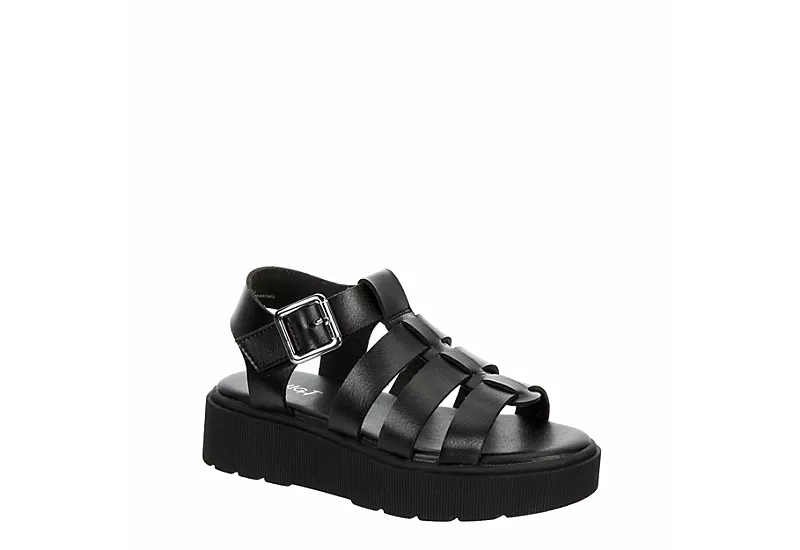 Limelight Girls Rhea Platform Sandal - Black 1 Limelight Girls Rhea Platform Sandal - Black