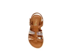 Cupcake Couture Girls Infant Eva Sandal - Tan -Fami Shoes Sales US 01 702847 05