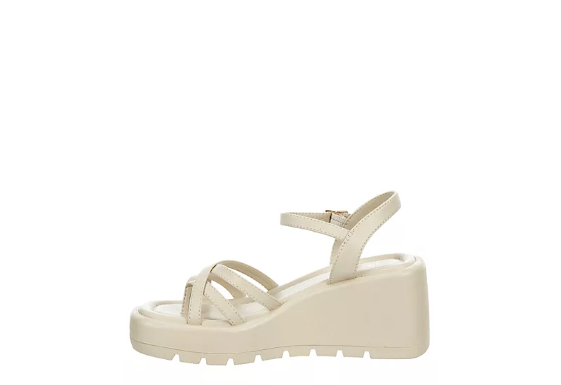 Limelight Girls Sage Wedge Sandal - Bone 4 Limelight Girls Sage Wedge Sandal - Bone - Image 4