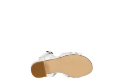 Cupcake Couture Girls Infant Lil Blossom Sandal - White -Fami Shoes Sales US 01 702852 06