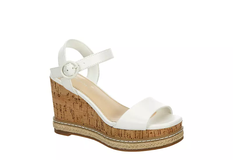 Limelight Girls Carlie Wegde Sandal - White 1 Limelight Girls Carlie Wegde Sandal - White