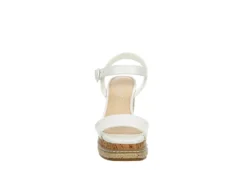 Limelight Girls Carlie Wegde Sandal - White 9 Limelight Girls Carlie Wegde Sandal - White -Fami Shoes Sales US 01 702854 02