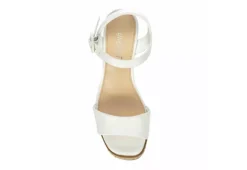 Limelight Girls Carlie Wegde Sandal - White 12 Limelight Girls Carlie Wegde Sandal - White -Fami Shoes Sales US 01 702854 05