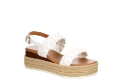 Cupcake Couture Girls Addie Platform Sandal - White