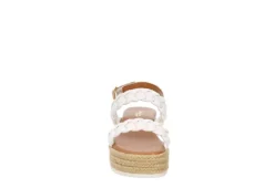 Cupcake Couture Girls Addie Platform Sandal - White 9 Cupcake Couture Girls Addie Platform Sandal - White -Fami Shoes Sales US 01 702862 02