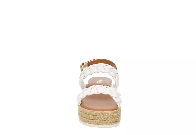 Cupcake Couture Girls Addie Platform Sandal - White 3 Cupcake Couture Girls Addie Platform Sandal - White - Image 3