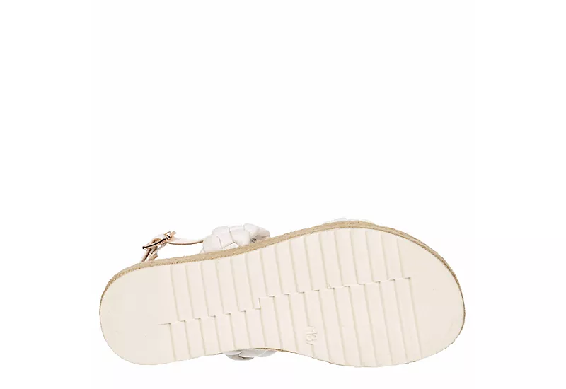 Cupcake Couture Girls Addie Platform Sandal - White 7 Cupcake Couture Girls Addie Platform Sandal - White - Image 7