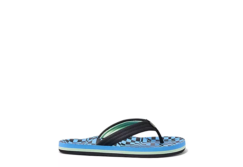 Reef Boys Ahi Flip Flop Sandal - Blue 2 Reef Boys Ahi Flip Flop Sandal - Blue - Image 2